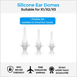 Hearing Aid Silicone Ear Domes (for X1/X2/X3) - HearGlow